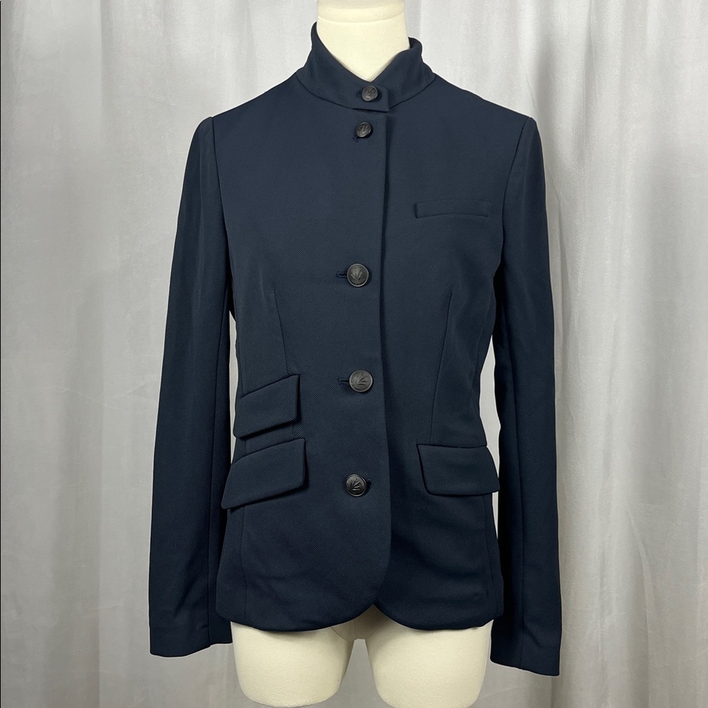 Rag & Bone Slave Navy Polyamide/Elastane Blazer. - Picture 2 of 10
